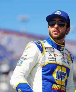 Chase Elliott Racer Paint By Numbers