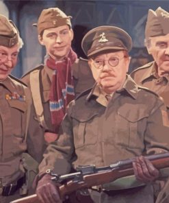 Dads Army Characters Paint By Numbers