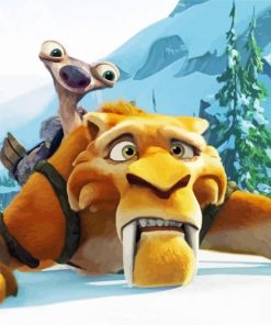 Diego Ice Age Animation Paint By Numbers