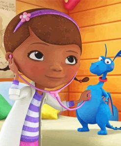 Doc McStuffins And Stuffy Characters - Paint By Number