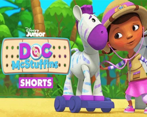 Doc McStuffins Cartoon Paint By Numbers