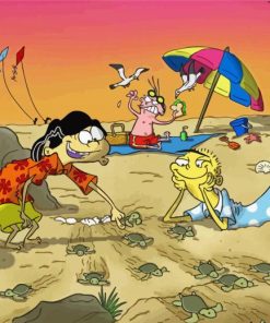 Ed Edd N Eddy In Beach Paint By Numbers