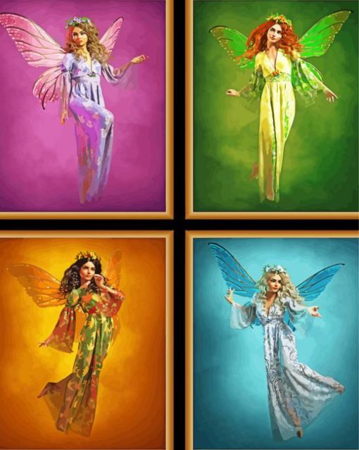 Fairies Seasons Paint By Numbers