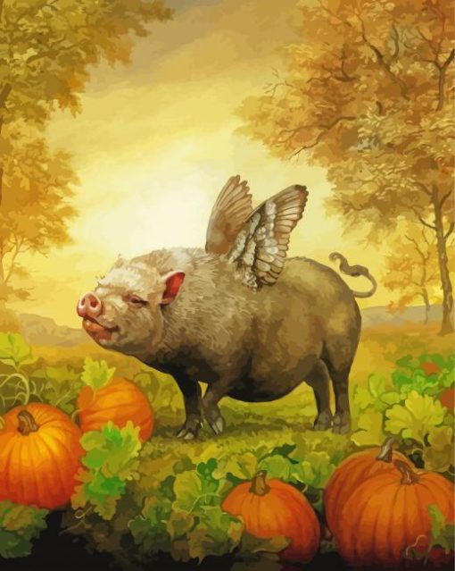 Fall Pigasus Paint By Numbers