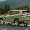 Green Subaru Forester Paint By Numbers