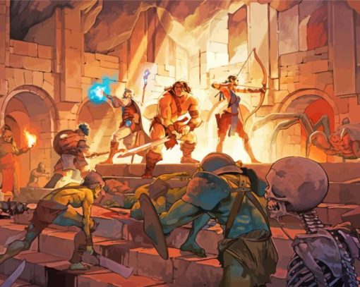 HeroQuest Game Paint By Numbers