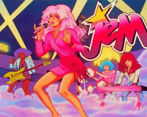 Jem And The Holograms Paint By Numbers