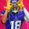 Justin Jefferson Art Paint By Numbers