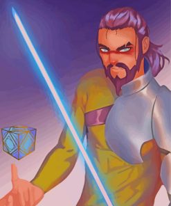 Kanan Jarrus Art Paint By Numbers