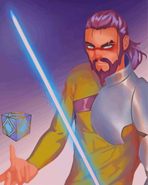 Kanan Jarrus Art Paint By Numbers