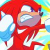 Knuckles The Echidna Paint By Numbers