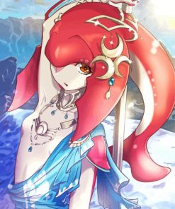 Legend Of Zelda Mipha Paint By Numbers