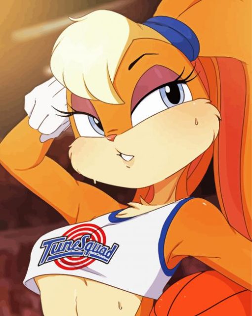 Lola Bunny Basketball Player Paint By Numbers