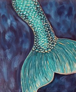 Mermaid Tail Art Paint By Numbers