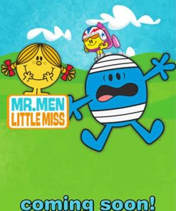 Mr Men Little Miss Poster Paint By Numbers