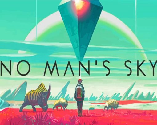 No Mans Sky Poster Paint By Numbers