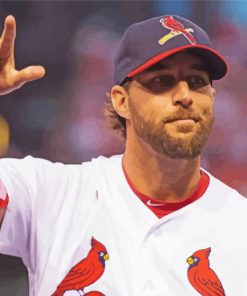 Pitcher Adam Wainwright Paint By Numbers