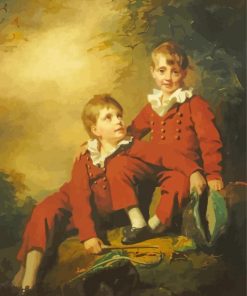 Portrait Of The Binning Children By Henry Raeburn Paint By Numbers