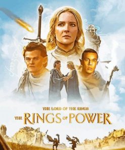 Rings Of Power Poster Paint By Numbers