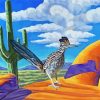 Roadrunner Desert Bird Paint By Numbers