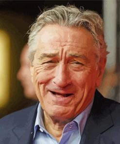 Robert De Niro Laughing Paint By Numbers