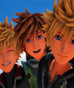 Roxas And His Friends Paint By Numbers