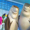 Shark Tale Lenny And Don Lino Paint By Numbers