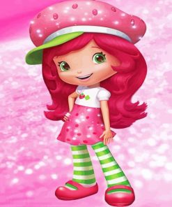 Strawberry Shortcake Character Paint By Numbers