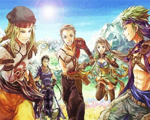 Suikoden Game Characters Paint By Numbers