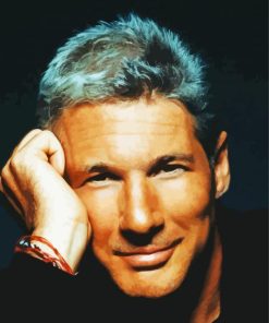 The American Actor Richard Gere Paint By Numbers