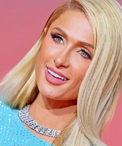 The Famous Paris Hilton Paint By Numbers