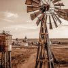 The Old Western Windmill Paint By Numbers