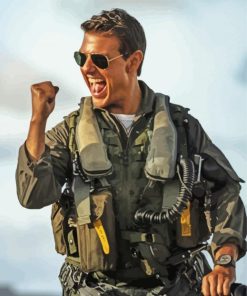 Top Gun Tom Paint By Numbers