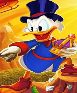 Uncle Scrooge Art Paint By Numbers