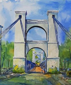 Waco Suspension Bridge Paint By Numbers