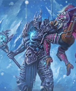 Winter World Of Warcraft Lich King Paint By Numbers