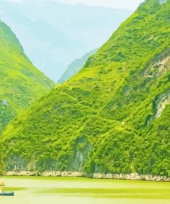 Yangtze River Landscape Paint By Numbers