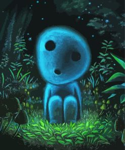 Aesthetic Kodama Paint By Numbers