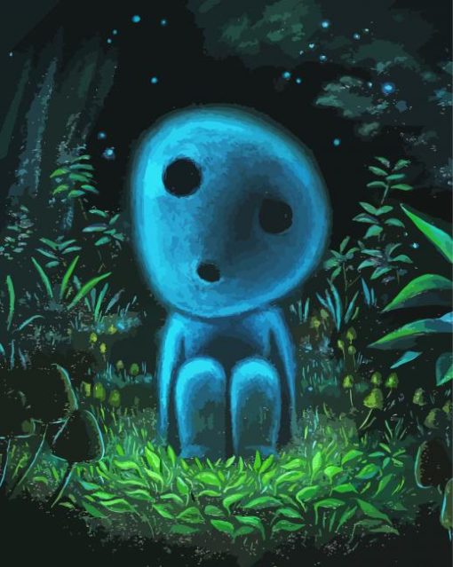 Aesthetic Kodama Paint By Numbers