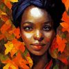 African Autumn Queen Paint By Numbers