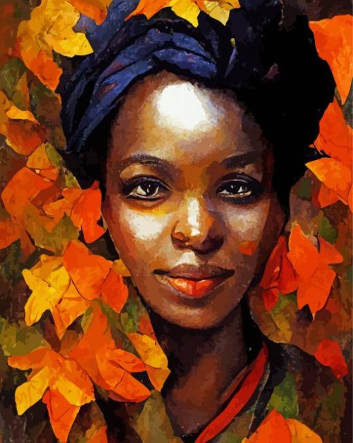 African Autumn Queen Paint By Numbers