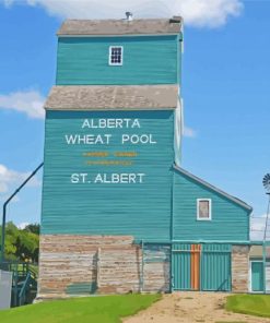 Alberta Grain Elevator Paint By Numbers