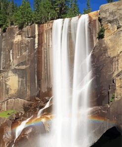 California Vernal Falls Paint By Numbers