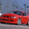 Cool 2000 Red Mustang Paint By Numbers