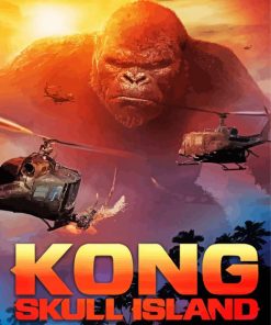 Kong Skull Island Poster Paint By Numbers