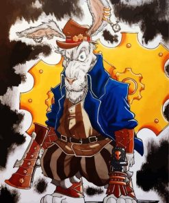 Mad Steampunk Rabbit Paint By Numbers