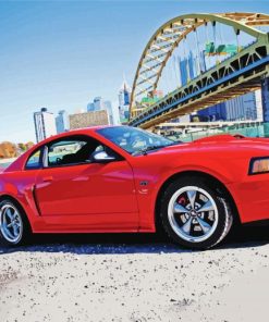 2000 Ford Mustang Car Paint By Numbers