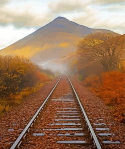 Railway To Munro Paint By Numbers