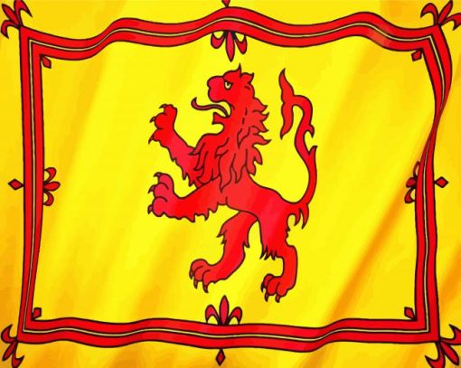 Scotland Lion Rampant Paint By Numbers