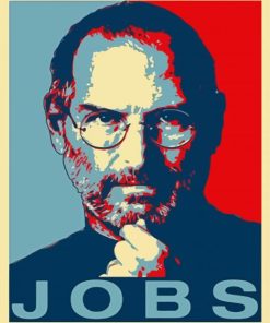 Steve Jobs Pop Art Paint By Numbers